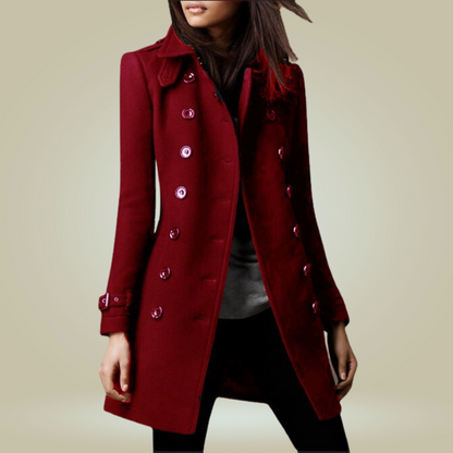 Océane Dubois® | Elegante en geraffineerde jas met knopen