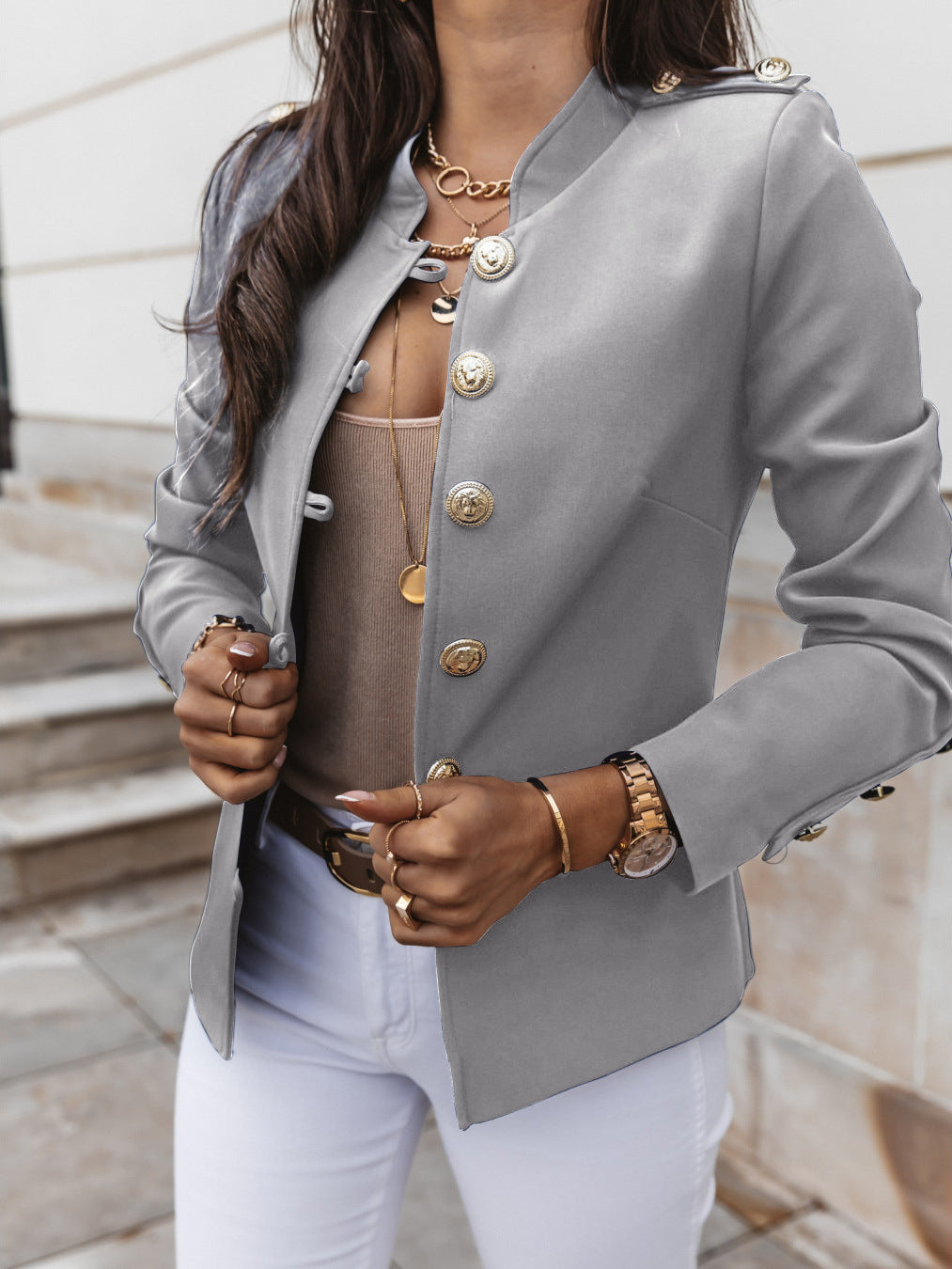 Pauline Laurent® | Classy blazer met knopen