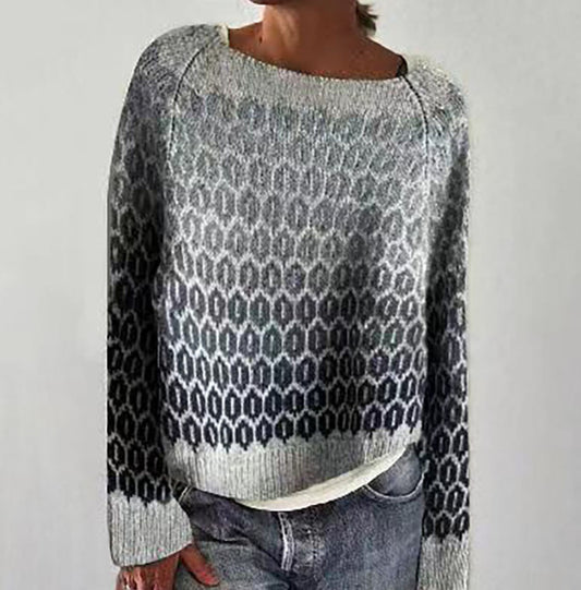 Léa Blanchet® | Casual Sweaters met O-hals